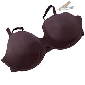 SKIMS Fits Everybody T-Shirt Bra Cocoa Brown Underwire 46DD NWT